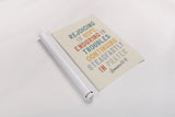Bible Saying VI by Becky Thorns. shown as a rolled paper print. Available as archival giclee rolled canvas, fine art paper, or poster print. SKU 57471h.