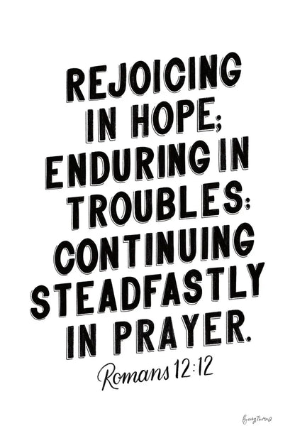 Bible Saying VI BW by Becky Thorns. SKU 67047h. Archival Giclee Fine art print for wall decor.