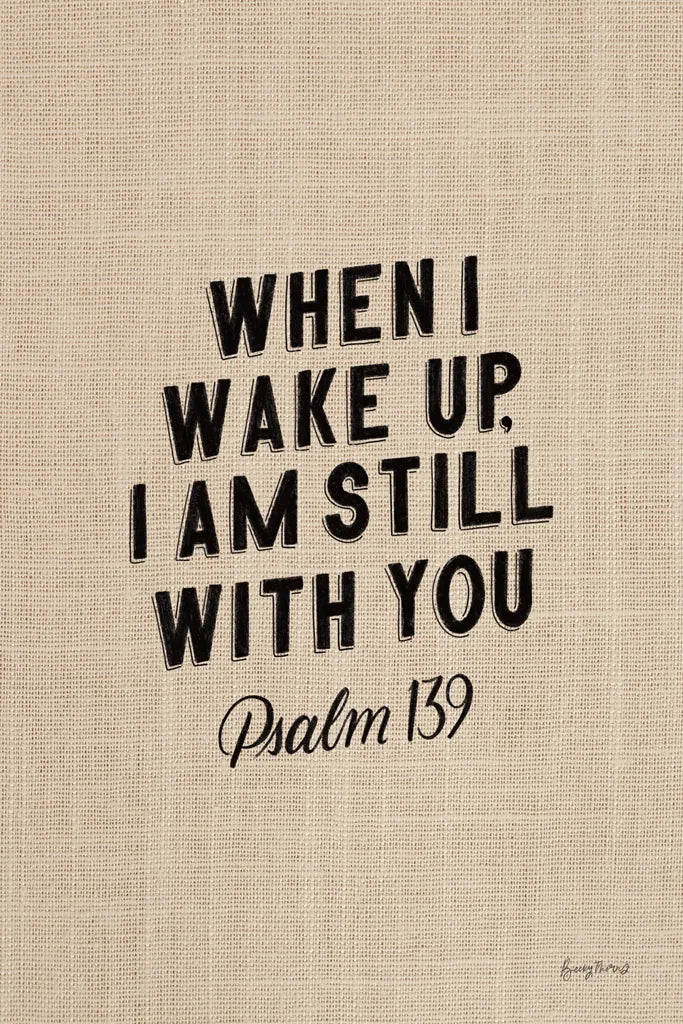 Bible Saying on Burlap IV by Becky Thorns. SKU 97029h. Archival Giclee Fine art print for wall decor.