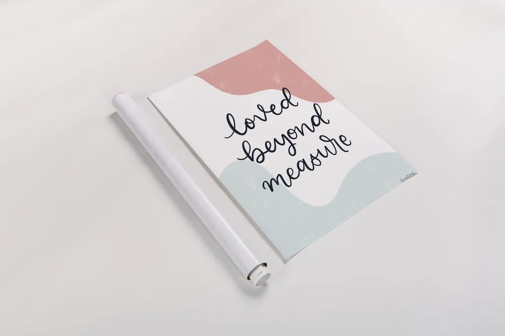 Blush Nursery II by Becky Thorns. shown as a rolled paper print. Available as archival giclee rolled canvas, fine art paper, or poster print. SKU 66457h.