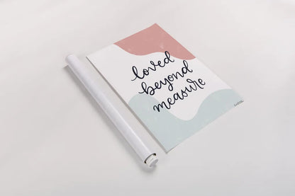 Blush Nursery II by Becky Thorns. shown as a rolled paper print. Available as archival giclee rolled canvas, fine art paper, or poster print. SKU 66457h.