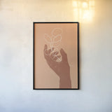 Boho Dreams I by Becky Thorns. shown as a paper print in a black flame. Available as a archival giclee rolled canvas, fine art paper, or poster print. SKU 71604h.