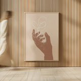 Boho Dreams I Neutral by Becky Thorns. shown as over sized large wall art. Available as an archival giclee rolled canvas, fine art paper, or poster print. SKU 75898h.