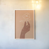 Boho Dreams II by Becky Thorns. shown as a paper print in a white frame. Available as a archival giclee rolled canvas, fine art paper, or poster print. SKU 71605h.