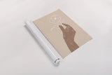 Boho Dreams II Neutral by Becky Thorns. shown as a rolled paper print. Available as archival giclee rolled canvas, fine art paper, or poster print. SKU 75899h.