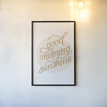 Boho Nursery II by Becky Thorns. shown as a paper print in a black flame. Available as a archival giclee rolled canvas, fine art paper, or poster print. SKU 55638h.