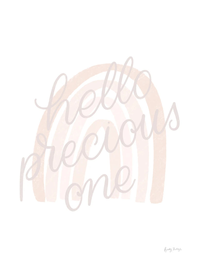 Boho Nursery III Blush Crop by Becky Thorns