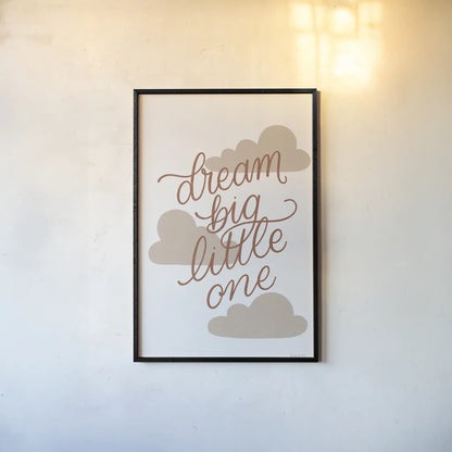 Boho Nursery IV by Becky Thorns. shown as a paper print in a black flame. Available as a archival giclee rolled canvas, fine art paper, or poster print. SKU 55640h.