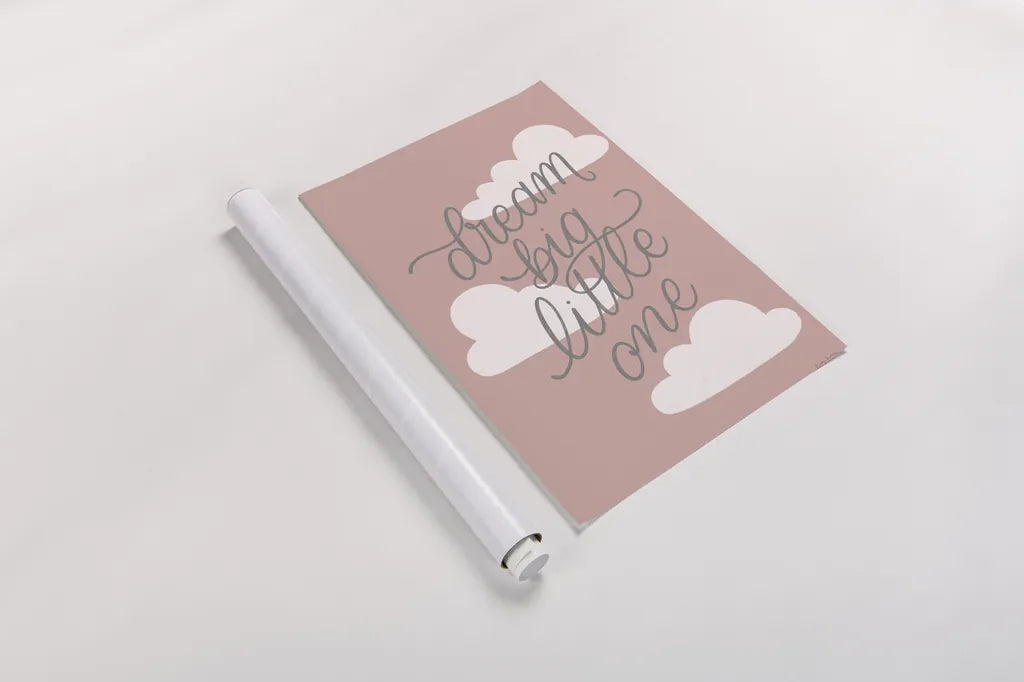 Boho Nursery IV Blush by Becky Thorns. shown as a rolled paper print. Available as archival giclee rolled canvas, fine art paper, or poster print. SKU 66527h.