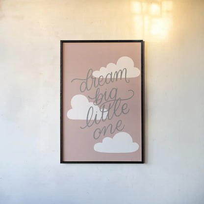 Boho Nursery IV Blush by Becky Thorns. shown as a paper print in a black flame. Available as a archival giclee rolled canvas, fine art paper, or poster print. SKU 66527h.