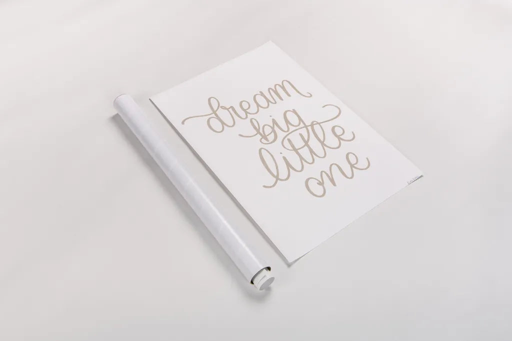 Boho Nursery IV Brown by Becky Thorns. shown as a rolled paper print. Available as archival giclee rolled canvas, fine art paper, or poster print. SKU 78762h.