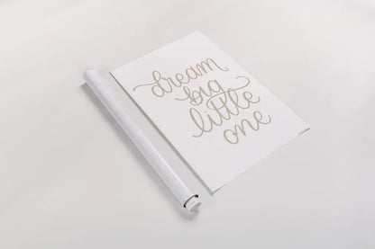 Boho Nursery IV Brown by Becky Thorns. shown as a rolled paper print. Available as archival giclee rolled canvas, fine art paper, or poster print. SKU 78762h.