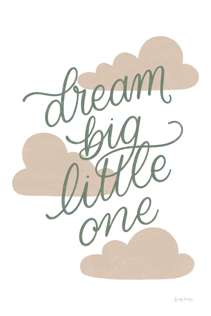 Boho Nursery IV Green by Becky Thorns. SKU 66528h. Archival Giclee Fine art print for wall decor.