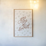 Boho Nursery IX by Becky Thorns. shown as a paper print in a natural frame. Available as a archival giclee rolled canvas, fine art paper, or poster print. SKU 55645h.