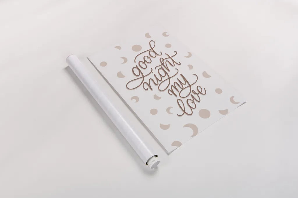 Boho Nursery VI by Becky Thorns. shown as a rolled paper print. Available as archival giclee rolled canvas, fine art paper, or poster print. SKU 55642h.