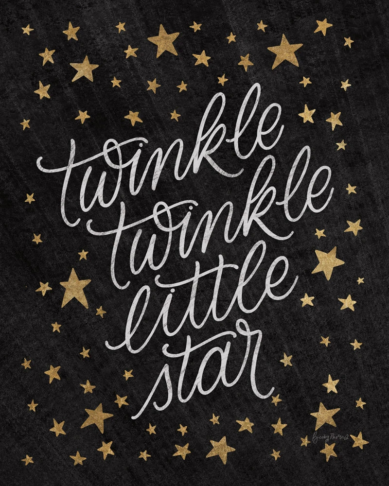 Boho Nursery VIII Black Gold by Becky Thorns
