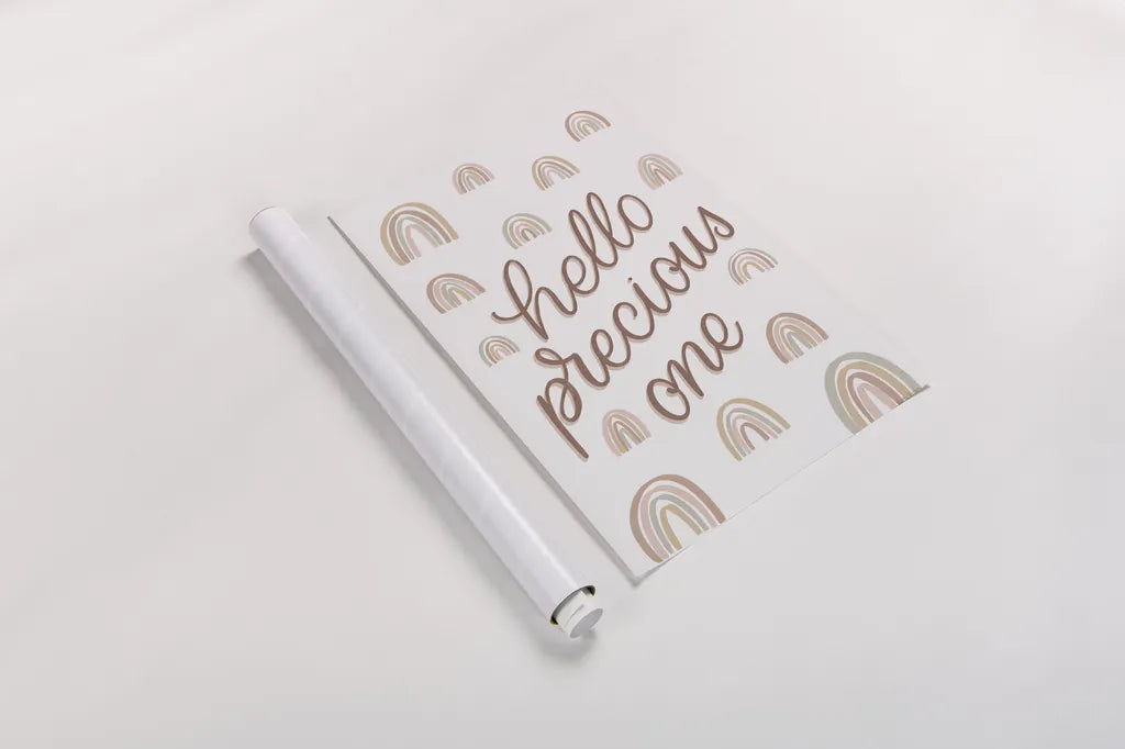 Boho Nursery X by Becky Thorns. shown as a rolled paper print. Available as archival giclee rolled canvas, fine art paper, or poster print. SKU 55646h.