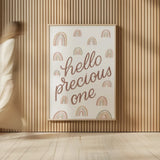 Boho Nursery X by Becky Thorns. shown as over sized large wall art. Available as an archival giclee rolled canvas, fine art paper, or poster print. SKU 55646h.