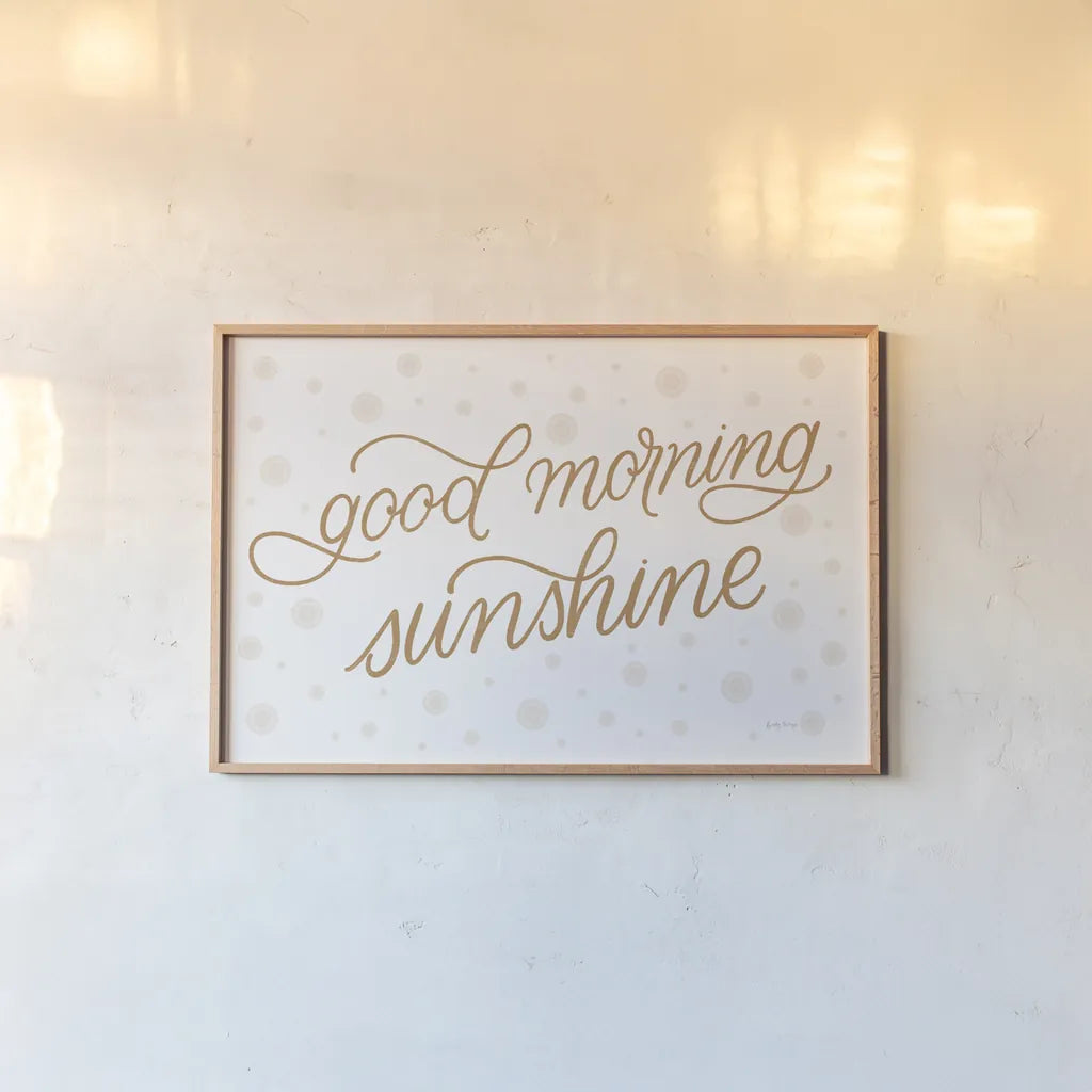 Boho Nursery XI by Becky Thorns. shown as a paper print in a natural frame. Available as a archival giclee rolled canvas, fine art paper, or poster print. SKU 62019i.