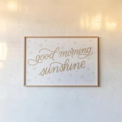 Boho Nursery XI by Becky Thorns. shown as a paper print in a natural frame. Available as a archival giclee rolled canvas, fine art paper, or poster print. SKU 62019i.