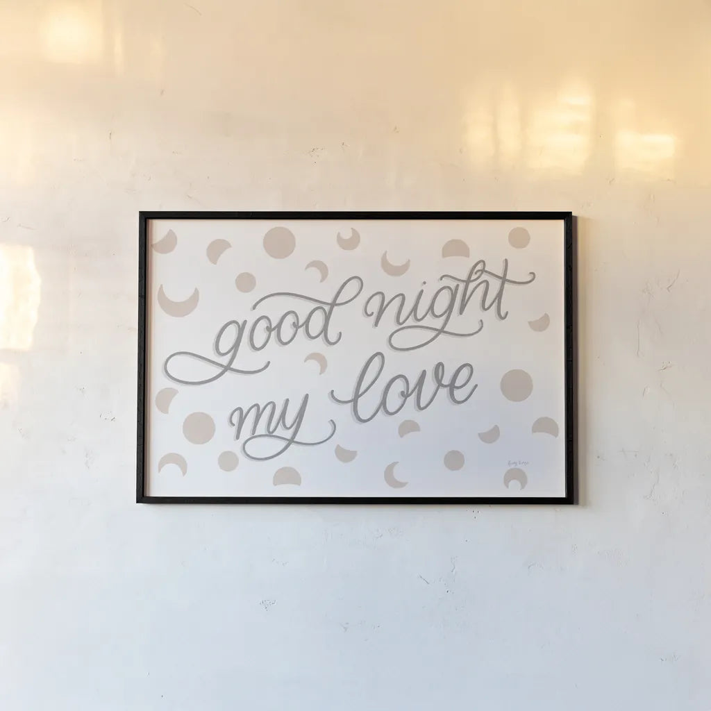 Boho Nursery XII by Becky Thorns. shown as a paper print in a black flame. Available as a archival giclee rolled canvas, fine art paper, or poster print. SKU 62020i.