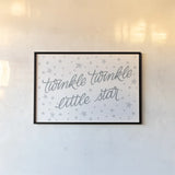 Boho Nursery XIII by Becky Thorns. shown as a paper print in a black flame. Available as a archival giclee rolled canvas, fine art paper, or poster print. SKU 62021i.