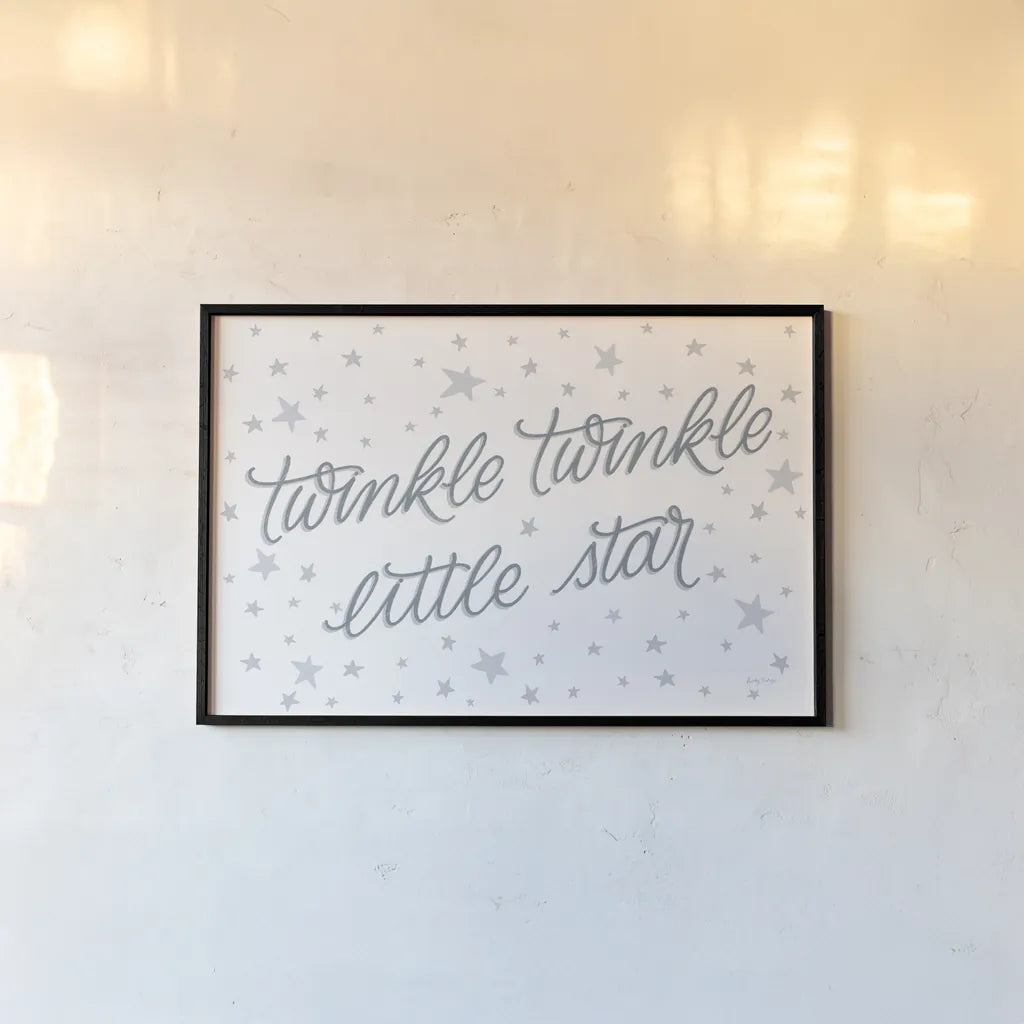 Boho Nursery XIII by Becky Thorns. shown as a paper print in a black flame. Available as a archival giclee rolled canvas, fine art paper, or poster print. SKU 62021i.