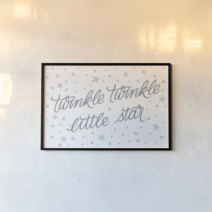 Boho Nursery XIII by Becky Thorns. shown as a paper print in a black flame. Available as a archival giclee rolled canvas, fine art paper, or poster print. SKU 62021i.