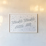 Boho Nursery XIII by Becky Thorns. shown as a paper print in a white frame. Available as a archival giclee rolled canvas, fine art paper, or poster print. SKU 62021i.
