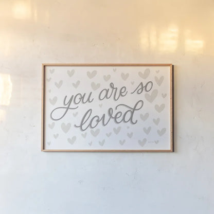 Boho Nursery XIV by Becky Thorns. shown as a paper print in a natural frame. Available as a archival giclee rolled canvas, fine art paper, or poster print. SKU 62022i.