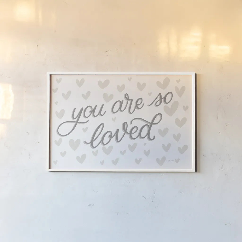 Boho Nursery XIV by Becky Thorns. shown as a paper print in a white frame. Available as a archival giclee rolled canvas, fine art paper, or poster print. SKU 62022i.