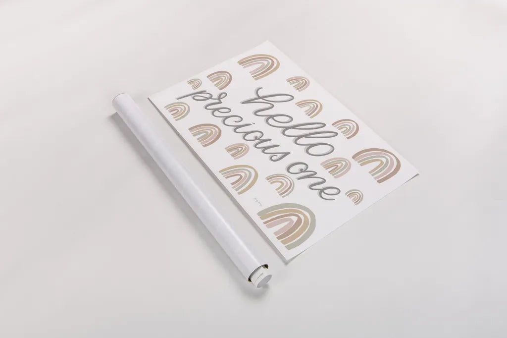 Boho Nursery XV by Becky Thorns. shown as a rolled paper print. Available as archival giclee rolled canvas, fine art paper, or poster print. SKU 62023i.