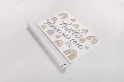 Boho Nursery XV by Becky Thorns. shown as a rolled paper print. Available as archival giclee rolled canvas, fine art paper, or poster print. SKU 62023i.