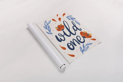 Bold Bright I by Becky Thorns. shown as a rolled paper print. Available as archival giclee rolled canvas, fine art paper, or poster print. SKU 79244h.