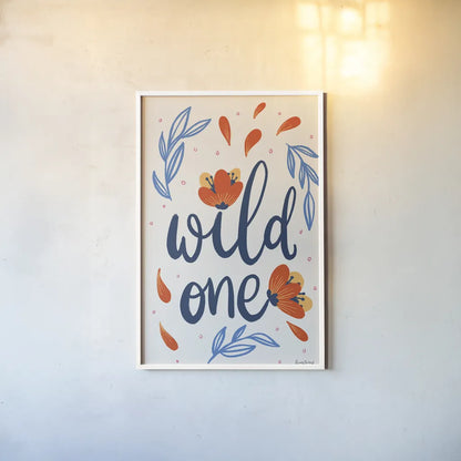 Bold Bright I by Becky Thorns. shown as a paper print in a white frame. Available as a archival giclee rolled canvas, fine art paper, or poster print. SKU 79244h.