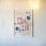 Bold Bright II by Becky Thorns. shown as a paper print in a white frame. Available as a archival giclee rolled canvas, fine art paper, or poster print. SKU 79245h.