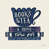 Bookish Blue IV by Becky Thorns. SKU 97122a. Archival Giclee Fine art print for wall decor.