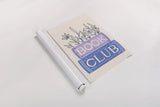 Bookish II by Becky Thorns. shown as a rolled paper print. Available as archival giclee rolled canvas, fine art paper, or poster print. SKU 97116h.