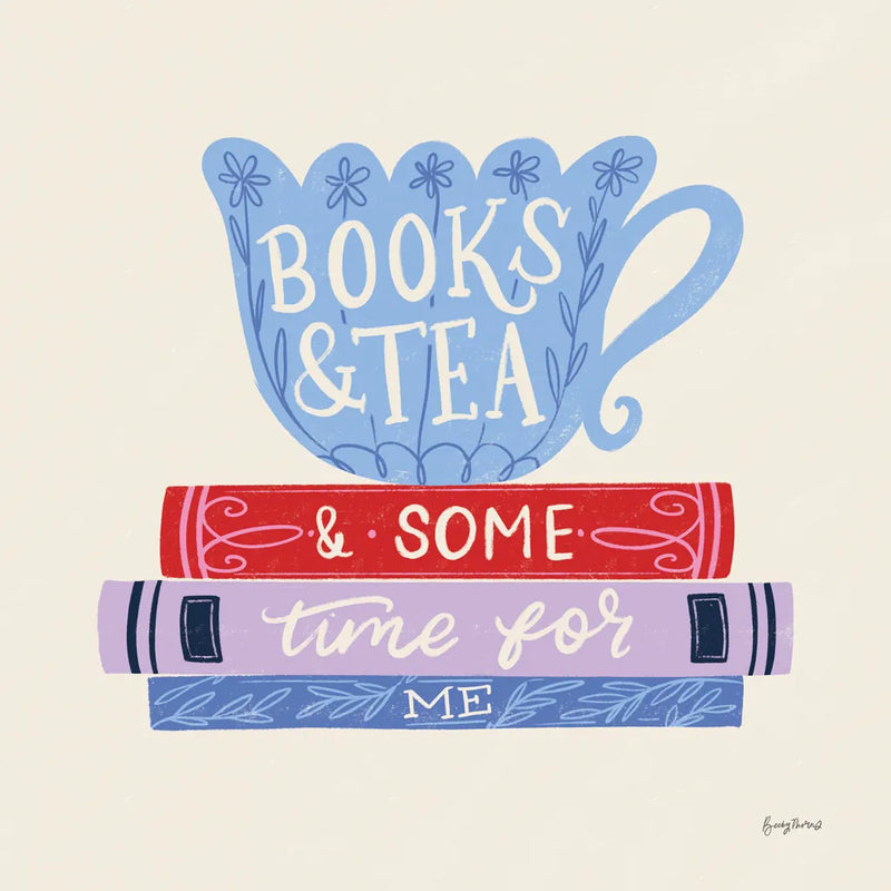 Bookish IV by Becky Thorns. SKU 97118a. Archival Giclee Fine art print for wall decor.