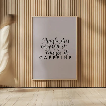 Born With It by Becky Thorns. shown as over sized large wall art. Available as an archival giclee rolled canvas, fine art paper, or poster print. SKU 61718h.