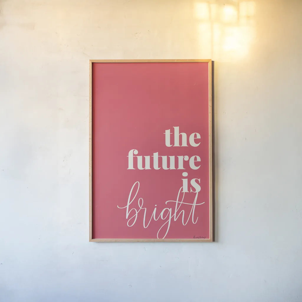 Bright Home IV by Becky Thorns. shown as a paper print in a natural frame. Available as a archival giclee rolled canvas, fine art paper, or poster print. SKU 65315h.