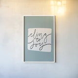 Calm Home I by Becky Thorns. shown as a paper print in a white frame. Available as a archival giclee rolled canvas, fine art paper, or poster print. SKU 63801h.