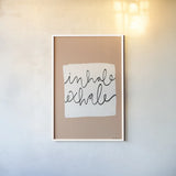 Calm Home III by Becky Thorns. shown as a paper print in a white frame. Available as a archival giclee rolled canvas, fine art paper, or poster print. SKU 63803h.