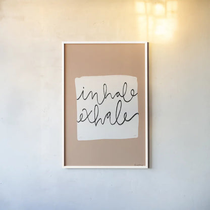 Calm Home III by Becky Thorns. shown as a paper print in a white frame. Available as a archival giclee rolled canvas, fine art paper, or poster print. SKU 63803h.