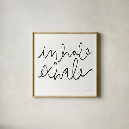 Calm Home III BW Crop by Becky Thorns. Shown in a natural wood glass frame for a timeless modern aesthetic. Available as an archival giclee rolled canvas, fine art paper, or poster print. SKU 67973a.