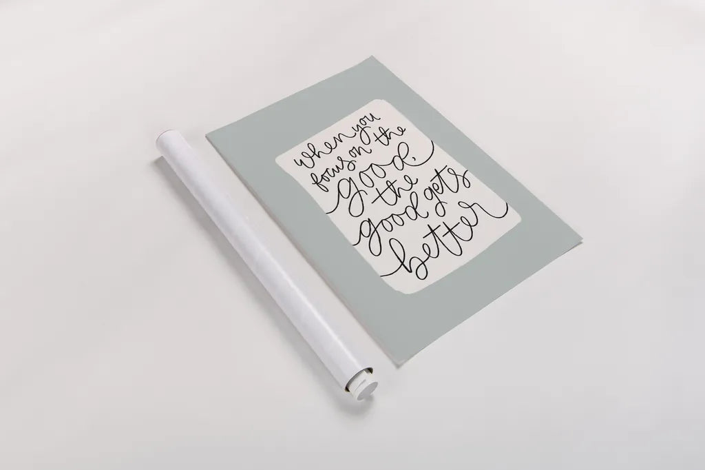 Calm Home IV by Becky Thorns. shown as a rolled paper print. Available as archival giclee rolled canvas, fine art paper, or poster print. SKU 66902h.