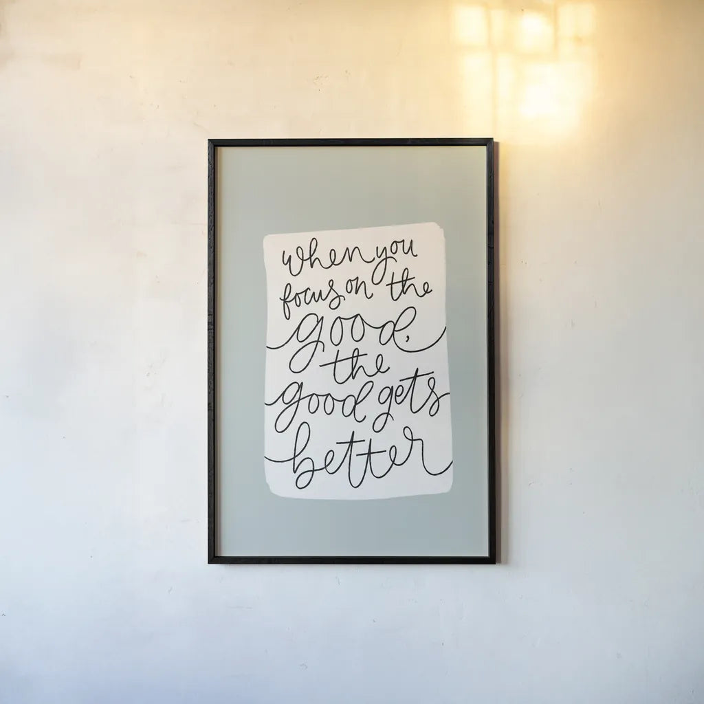 Calm Home IV by Becky Thorns. shown as a paper print in a black flame. Available as a archival giclee rolled canvas, fine art paper, or poster print. SKU 66902h.