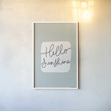 Calm Home V by Becky Thorns. shown as a paper print in a white frame. Available as a archival giclee rolled canvas, fine art paper, or poster print. SKU 67057h.