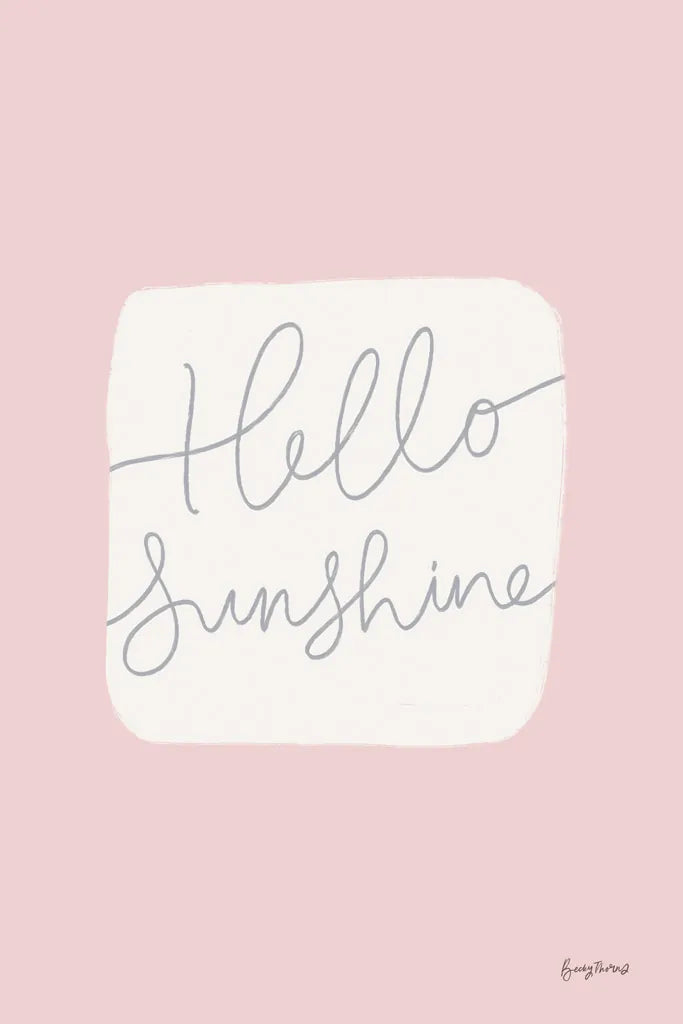 Calm Home V Blush by Becky Thorns. SKU 67147h. Archival Giclee Fine art print for wall decor.