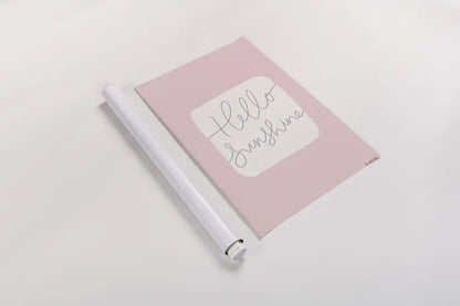 Calm Home V Blush by Becky Thorns. shown as a rolled paper print. Available as archival giclee rolled canvas, fine art paper, or poster print. SKU 67147h.